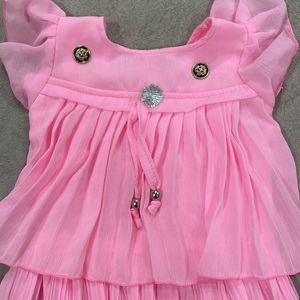 Top & Skirt Dress For Baby