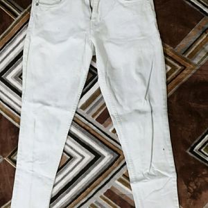 White Koovs Jeans For Women