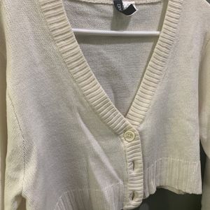 Price Drop🚀H&M white Cardigan