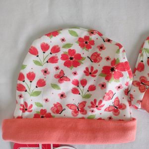 Baby's Cap, Mittens (Set)