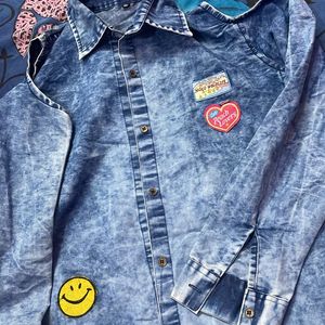 Denim Shirt 👕  For Ladies