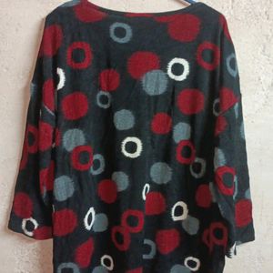 Women's Oversized Fashion Top Multicolour