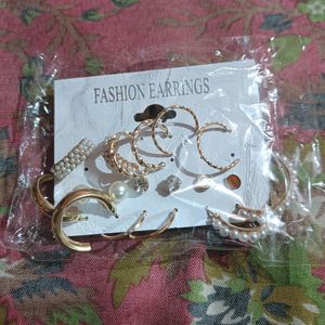 9 Pairs Of Beutiful Earings & Studs