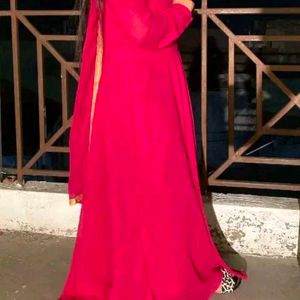 Pink Anarkali Suit