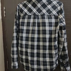 Black And White Check Shirt