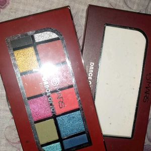 Eyeshadow Palette And Insights Lipstick