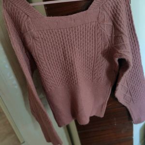 Imported Crop Sweater