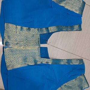 Price Reduced Blue Saree