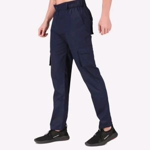 Men cargo navy blue pant