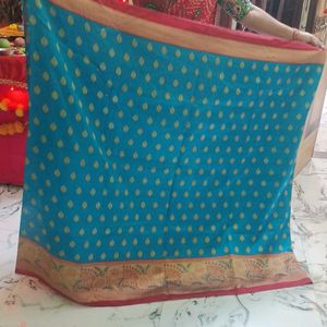 2 Combo Cotton Silk Saree