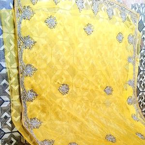 Heavy Handwork Saree