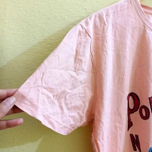 Oversized Peach T-shirt