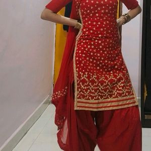 Red Suit Salwar