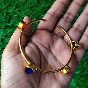 Multi Colour Brass Bracelet / Bangle