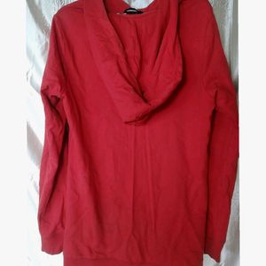 Red Hooded Sweatshirt