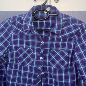 Basic Flannel Button Down Shirt