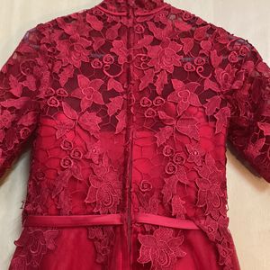 Corean China Red Hot Gown