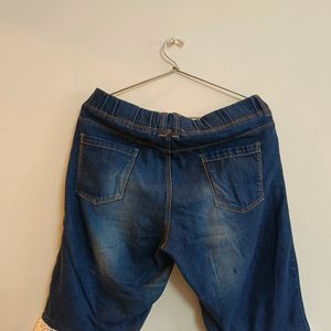 Blue Denim Shorts (Women)