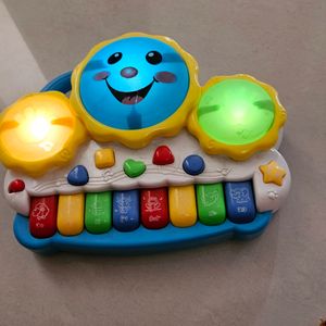 Drum Keyboard Musical Toy Eith Flashing Light