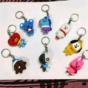 BT21 Whole Band Keychain