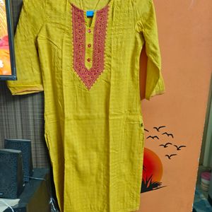 Yellow Kurti