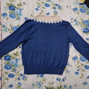 Blue Party Wear Top