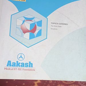 Class 12th Physics And Chemistry Aakash Module