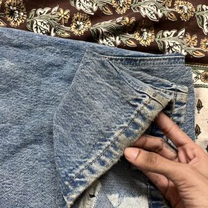 garage wide legs jeans