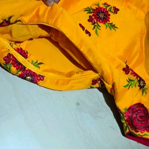 Yellow Anarkali Dress