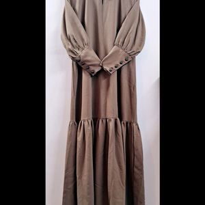 Brown Abaya Stylish Burkha With Hijab New