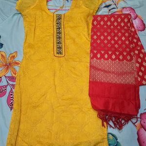 Mustard Yellow Women Suit