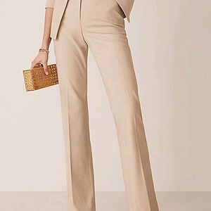 Khaki straight Fit pant For Women