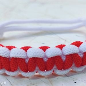 Red & White Thread Bracelet