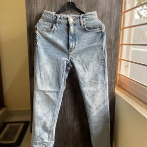 Denim Straight Leg Jean For Women