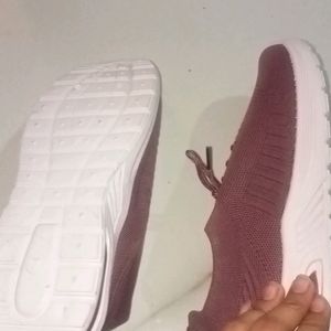 Pink Female Sports Shoes