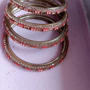 Red And Golden Bangles