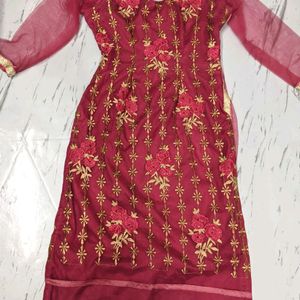 Suit Set 3pc New Condition Designer Magenta Color