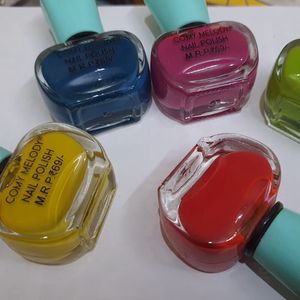 PACK OF 5 NAILPAINT