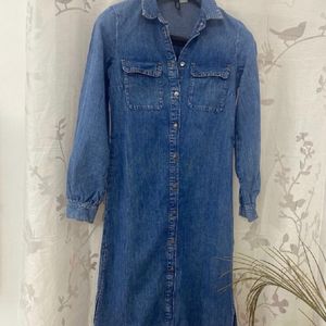 H&M Denim midi Dress