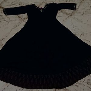 Ethnic Black Gown