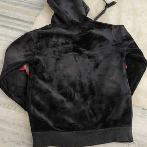 Black Velvet Hoodie