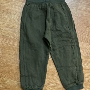 Puma Warm Joggers Kids - Olive Green