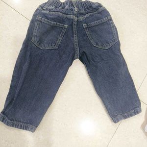 Black Denim Jeans For 1 To 2 Years Old Boy