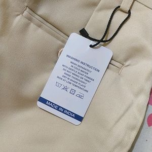 Mens Formal Cream Pants