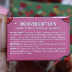 Squalane Strawberry Lip Balm