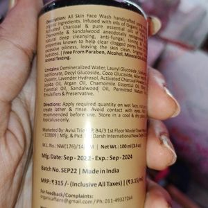 Organic Affair Facewash