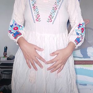 Embroidery Short Kurti