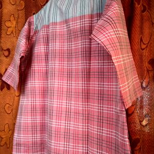 Pure Cotton Khadi Gamcha Kurti