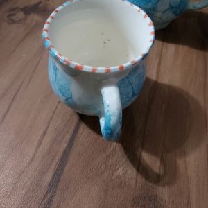 6 Pcs Tea Cups Set Ceramic