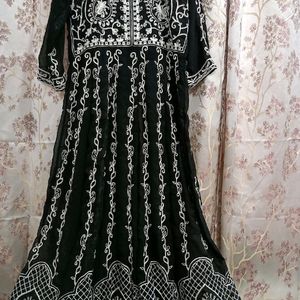 Chikenkari Anarkali Kurta